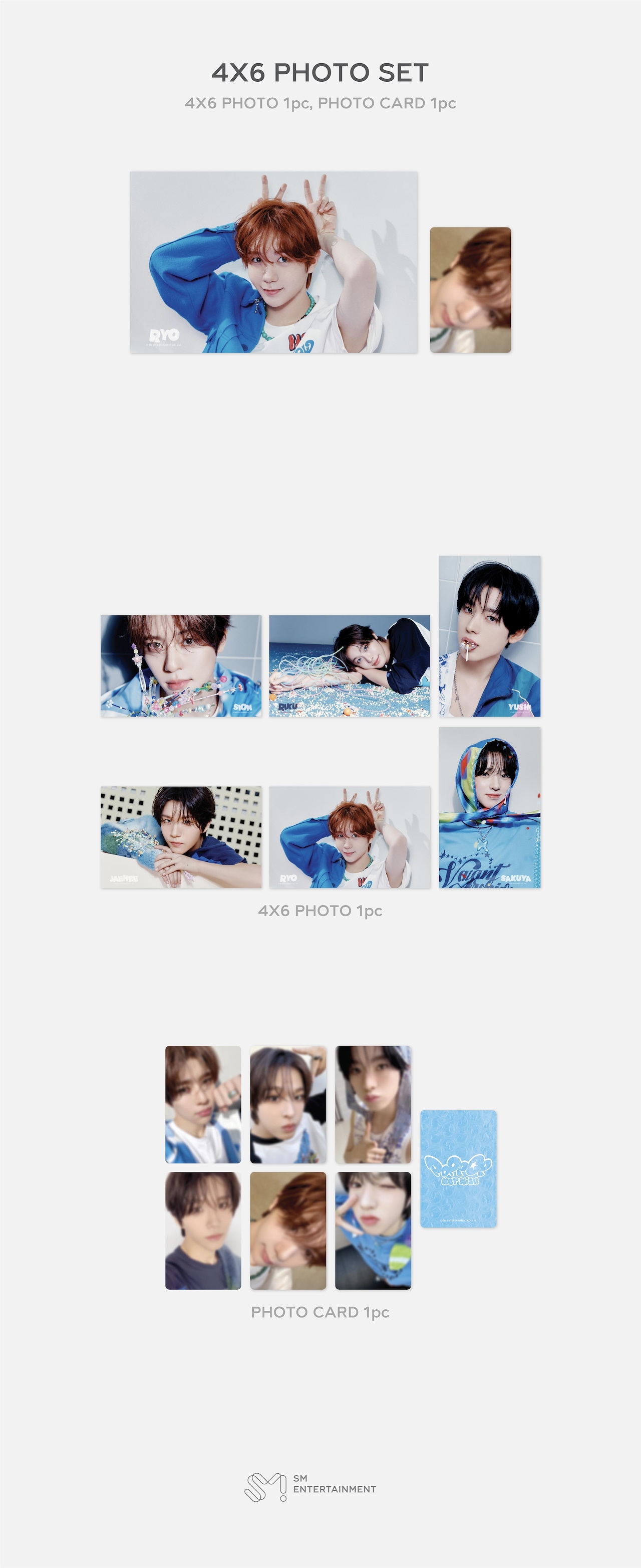 NCT WISH リク poppop マカオ サイン会 特典 B 6枚セット 2025.4.14 On Sale NCT WISH The 2nd Mini Album 「poppop」｜mu