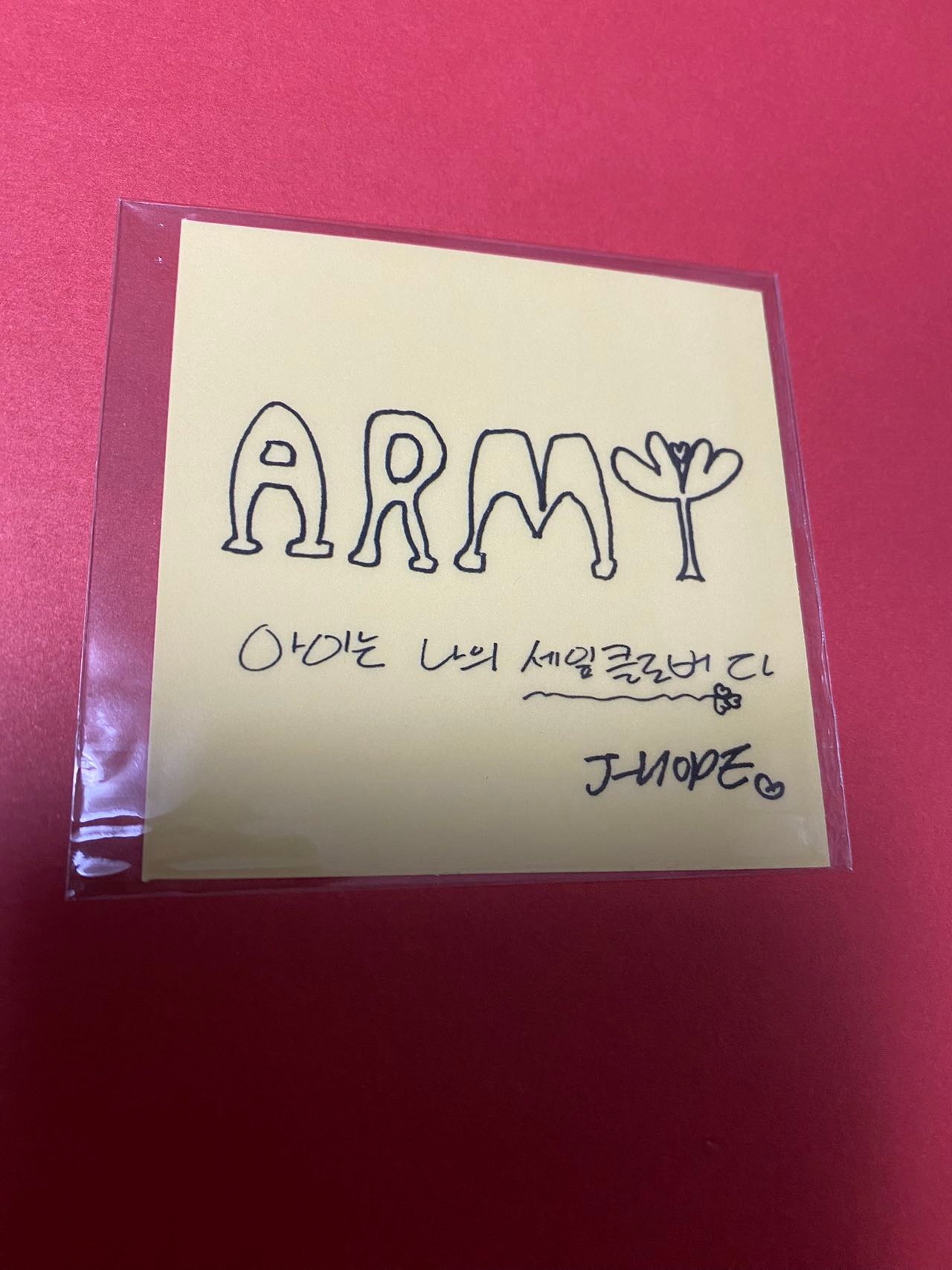 Qoo10] BTS ホソク サノク 手書きステッカー