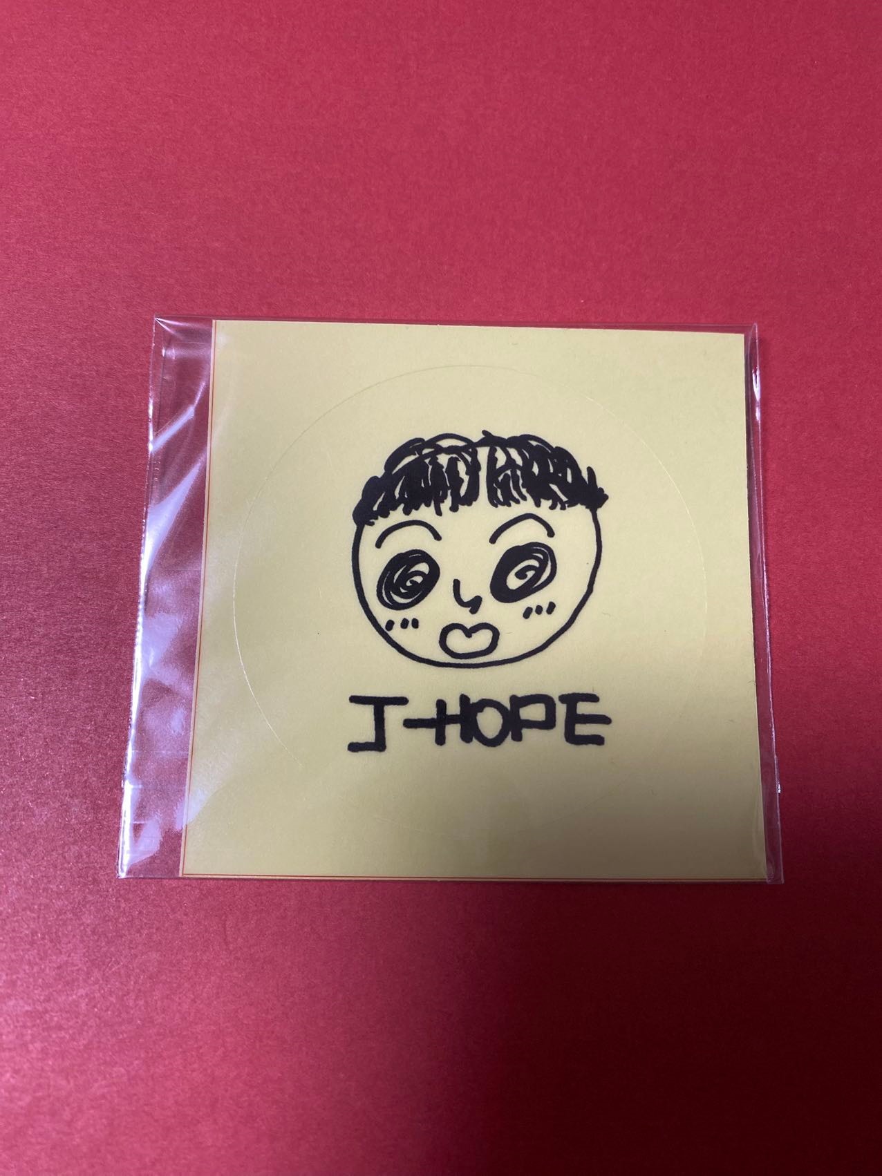 Qoo10] BTS ホソク サノク 手書きステッカー