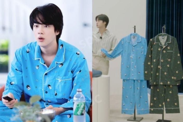 BTS JIN 天使パジャマLサイズ BTS ジン 天使 パジャマ L サイズ GOODDAY PAJAMA Jin