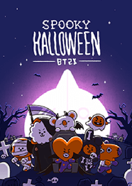 BTS (防彈少年團) x BT21 Line Friends BT21 Halloween Official Goods