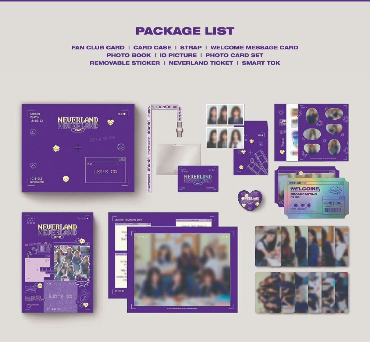 G)I-DLE ((여자)아이들) Official Fan Club NEVERLAND 2nd Kit : Photo