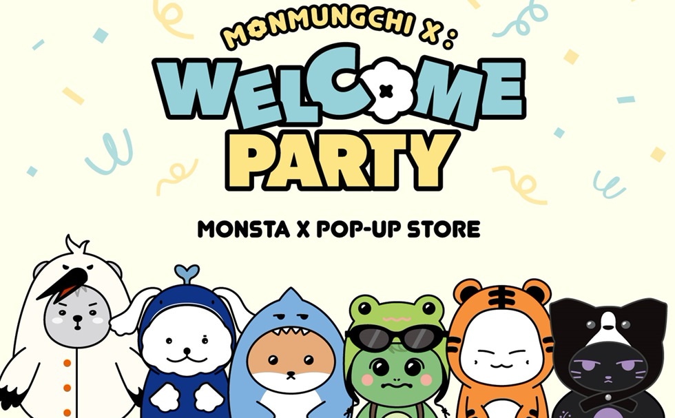 公式] MONSTA X POP-UP STORE [ MONMUNGCHI X : WELCOME PARTY ] MD