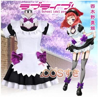 人気激安 コスプレ衣装 love live ラブライブ! 西木野真姫 メイド服 