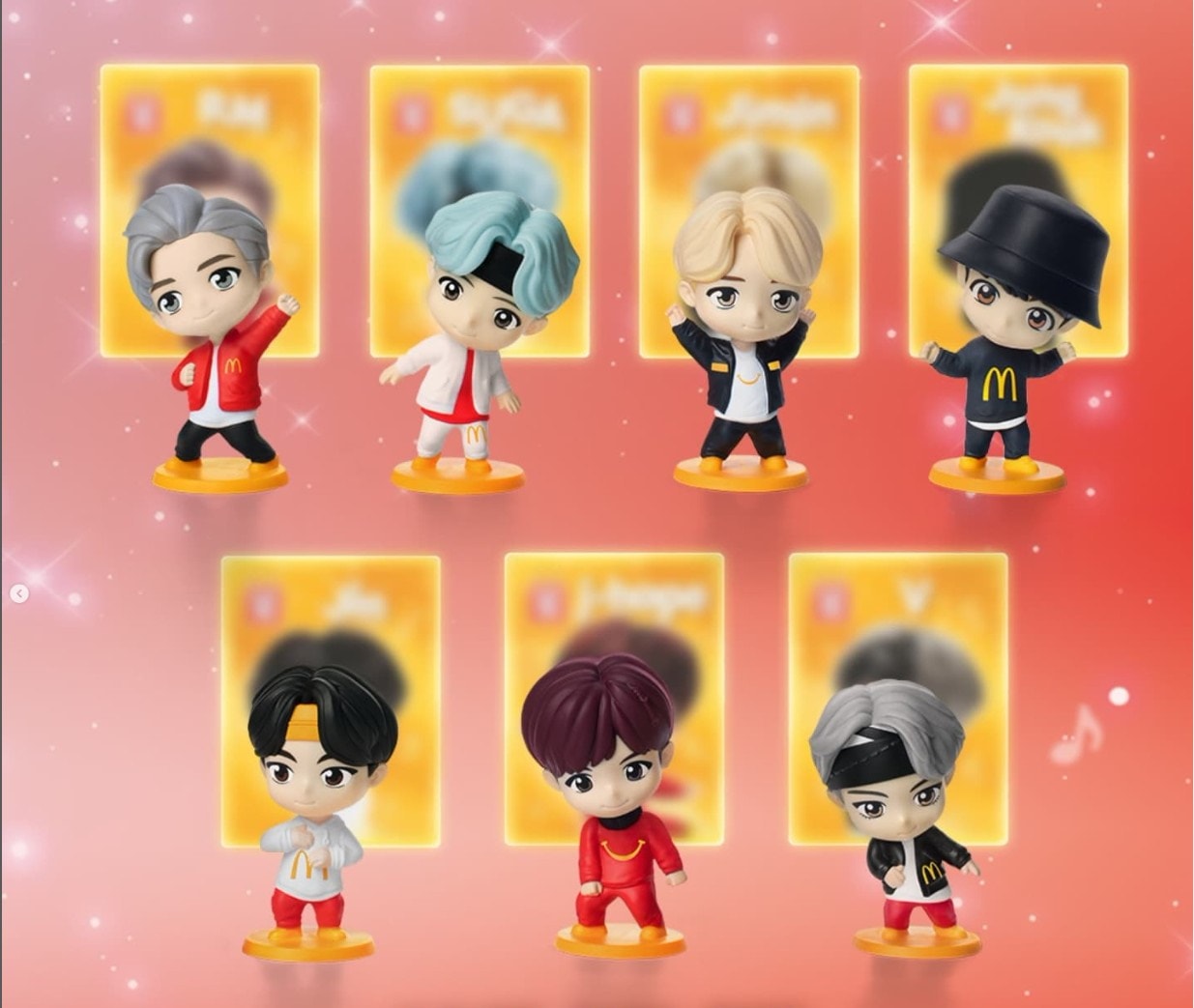 ①アメリカで購入　BTS日本未発売ハッピーセット　コンプリート　レア b6a9a204-cdf1-4062-a013-