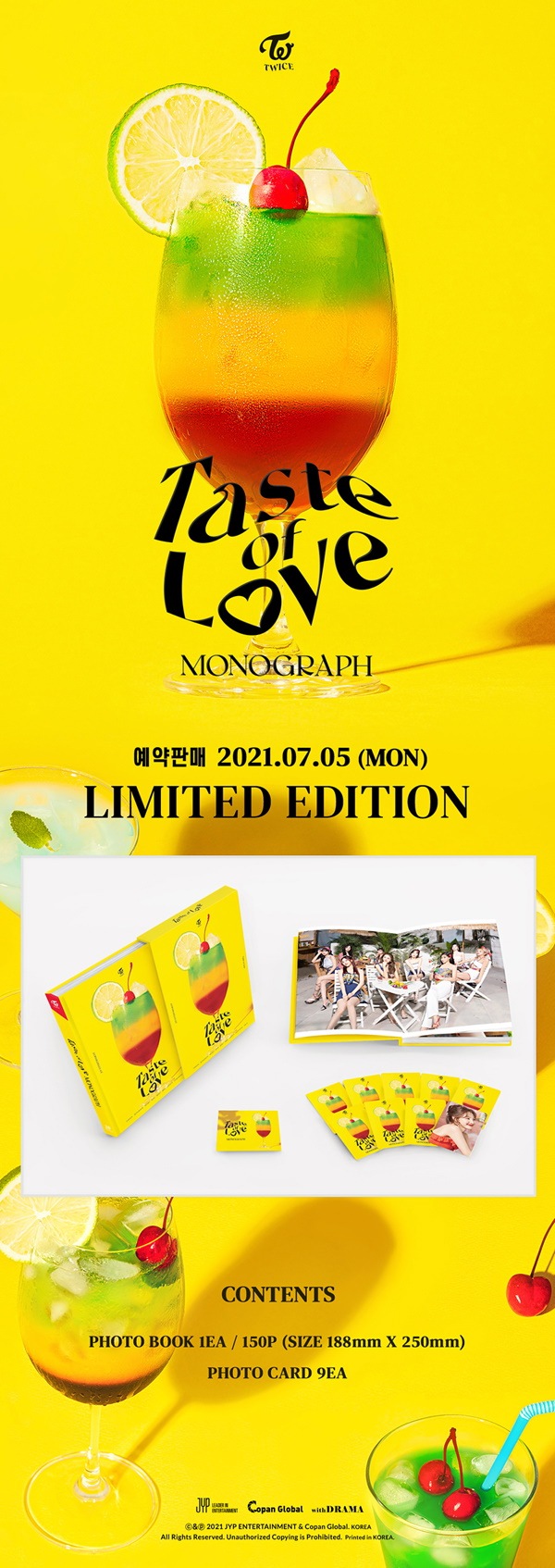 TWICE Taste of Love MONOGRAPH / フォトブック + フォトカード 【公式