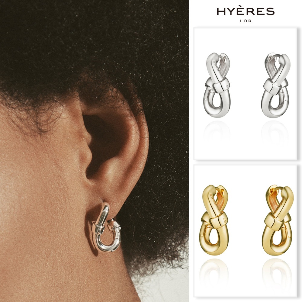 超格安価格 LOR] [HYERES H earring touch one wave shackle Ed ピアス Type:White -  aegis.qa