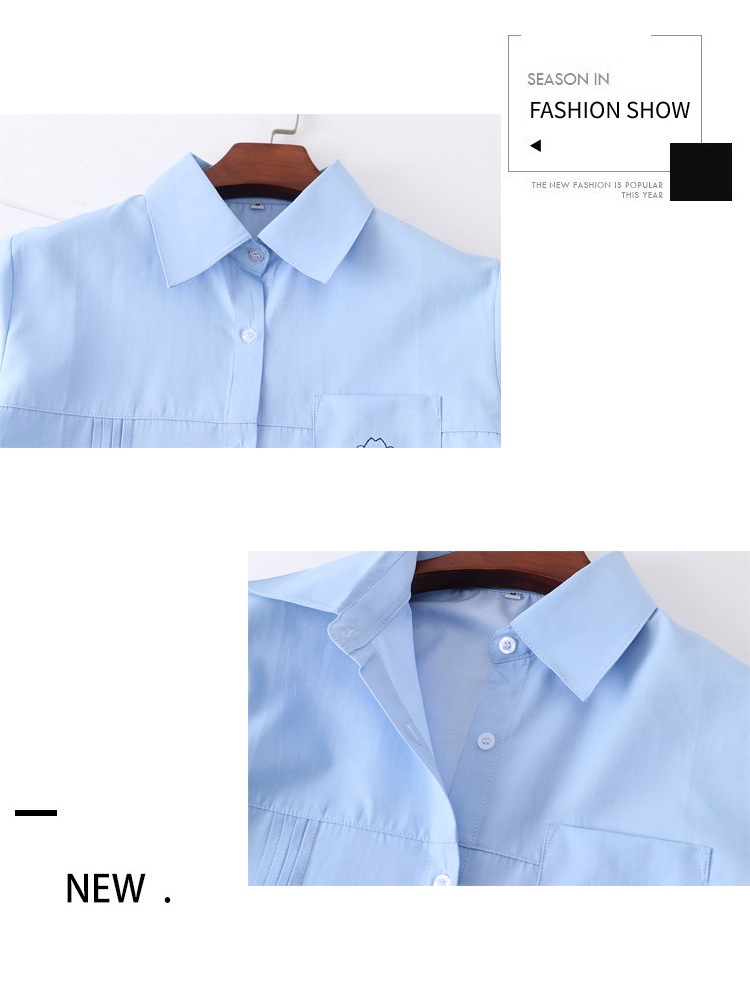 Qoo10] 2枚セット学生服 スクールシャツ 女子