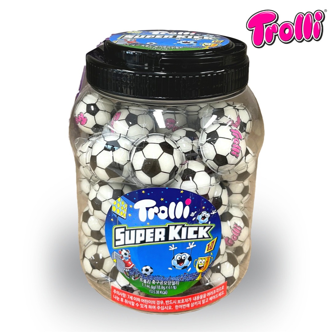 爆売り！ Trolli football 18.8gX61個入 1146.8 サッカーゼリー 並行輸 トロリー 1146.8g