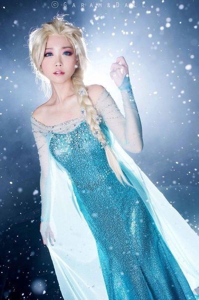 Qoo10] 2024アナと雪の女王 エルサ ドレス