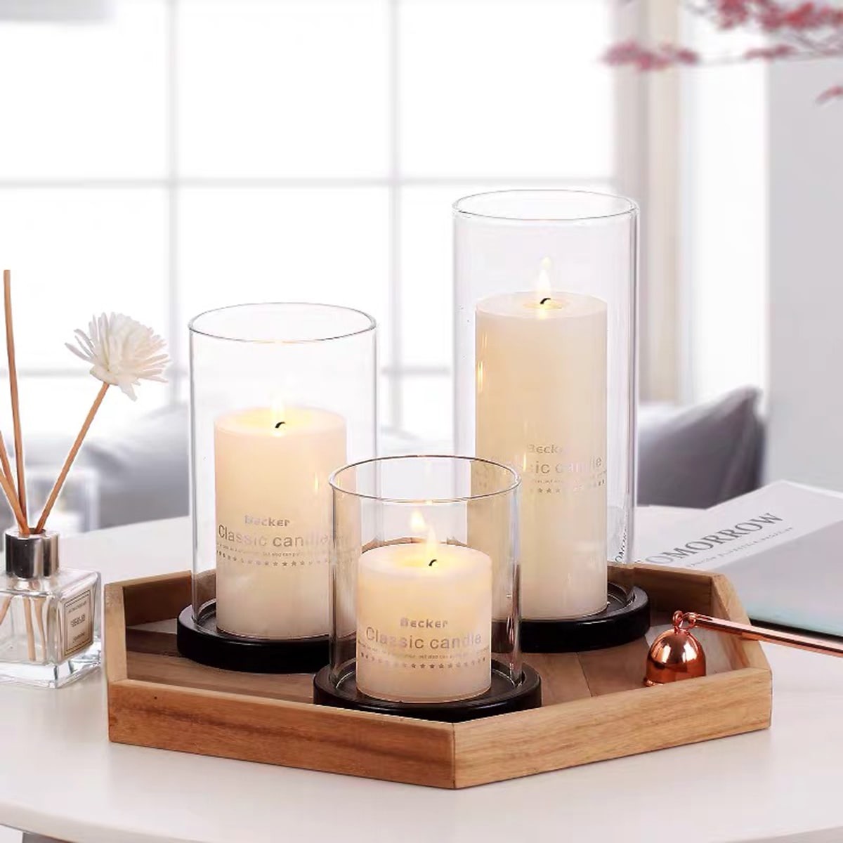 【新品・未使用品】　BACCARAT キャンドルスタンド　ロウソク　スパイラル 新品・未使用品】 BACCARAT キャンドルスタンド ロウソク スパイラル