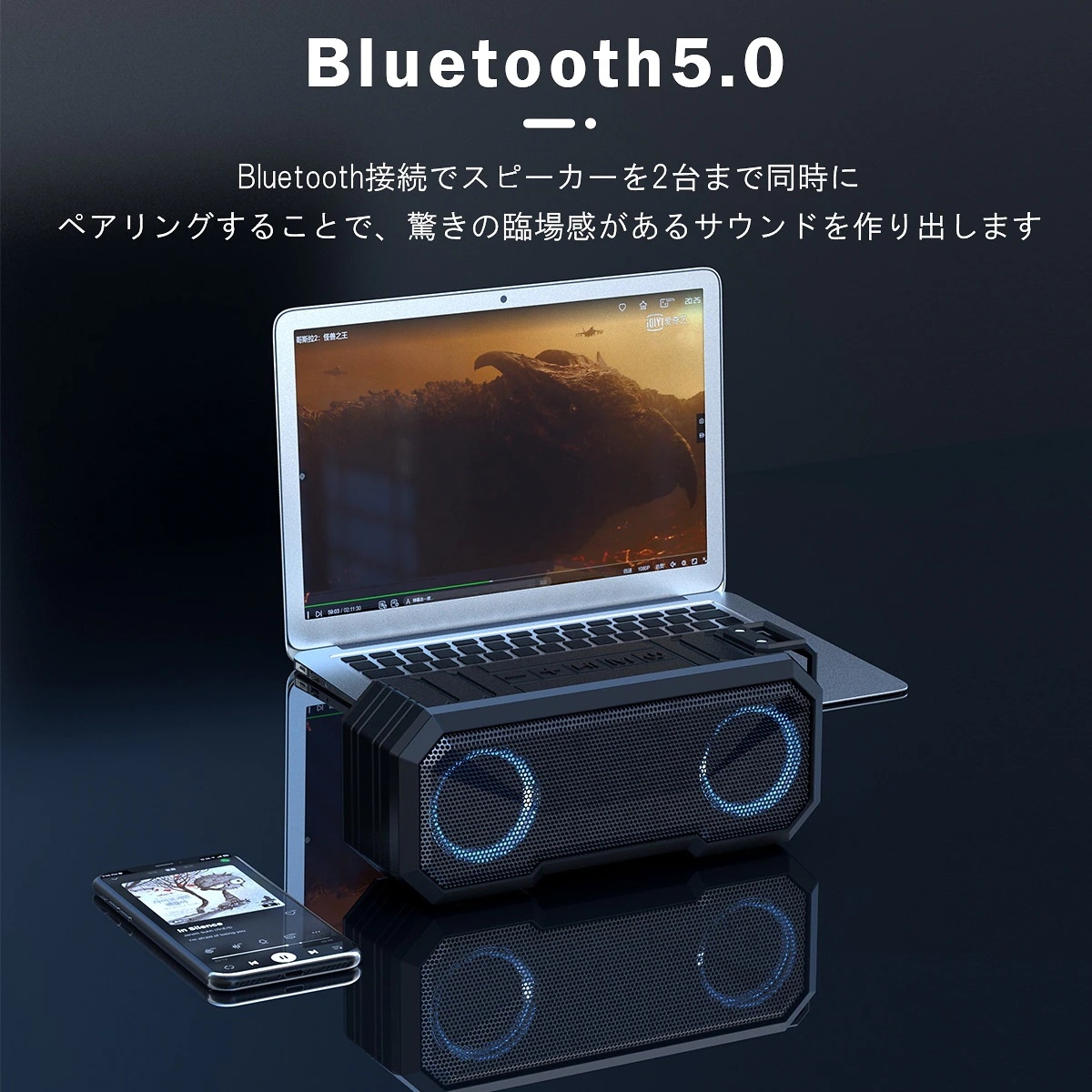 スピーカー Bluetooth 高音質 オンラインショップ 防水 小型 車 耐衝撃 重低音 大音量 おしゃれ