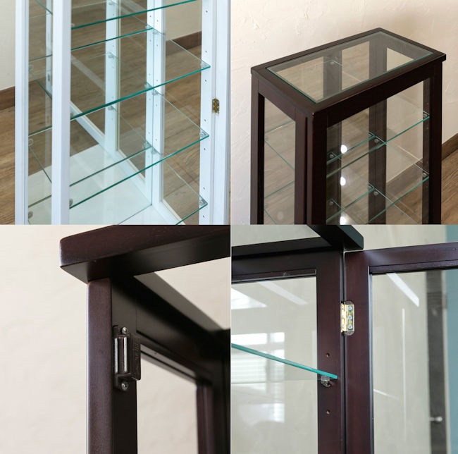 ガラスコレクションケース縦型ハイタイプ 5段キャビネット フィギュア