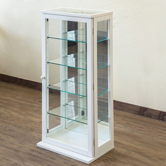 ガラスコレクションケース縦型ハイタイプ 5段キャビネット フィギュア