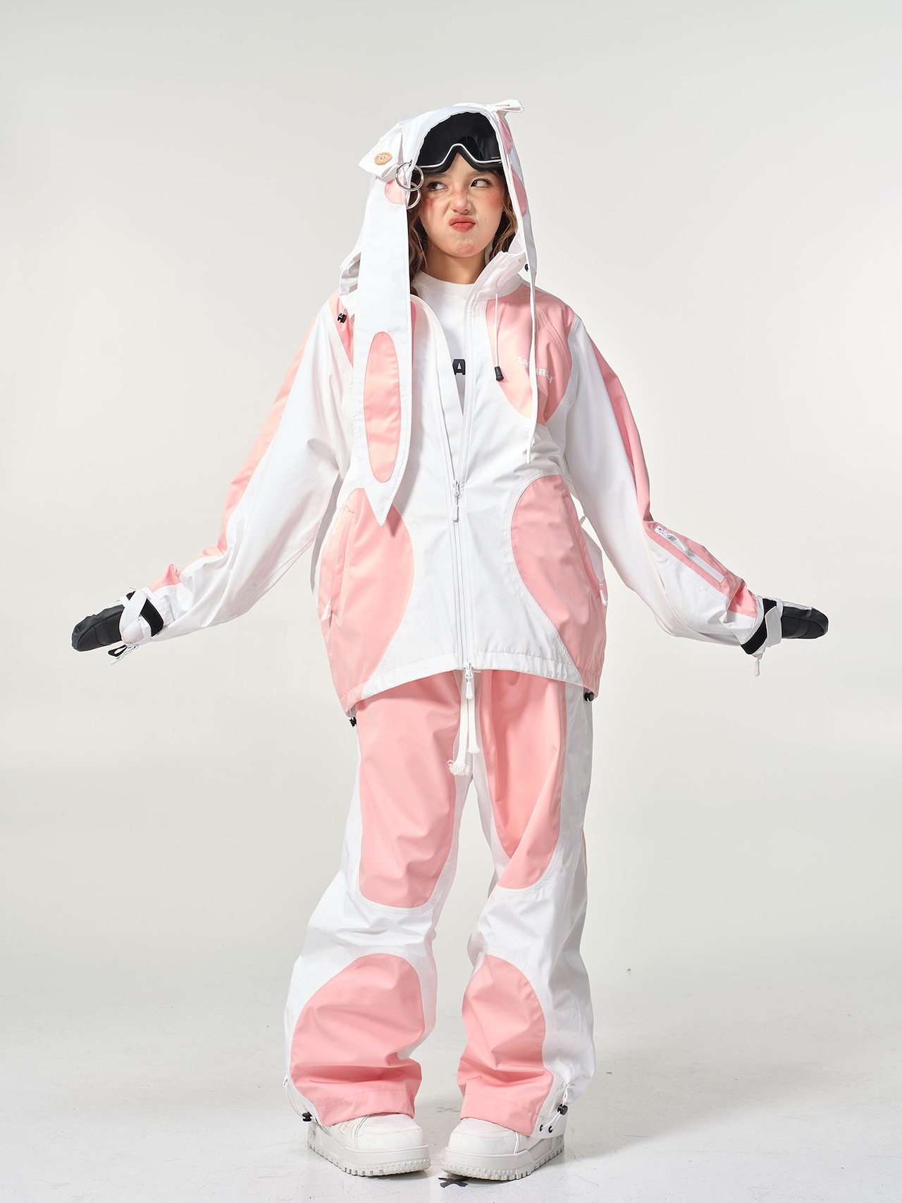 パタゴニアPatagoniaスキーウェアガールズM(10)ピンク白ホワイト キッズ・スキー＆スノーボード - パタゴニア公式オンラインショップ