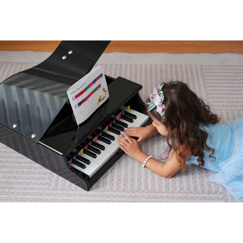 Qoo10] ピアノ おもちゃ ミニグランドピアノ 椅