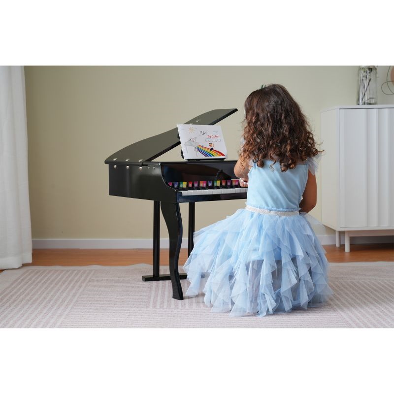 Qoo10] ピアノ おもちゃ ミニグランドピアノ 椅