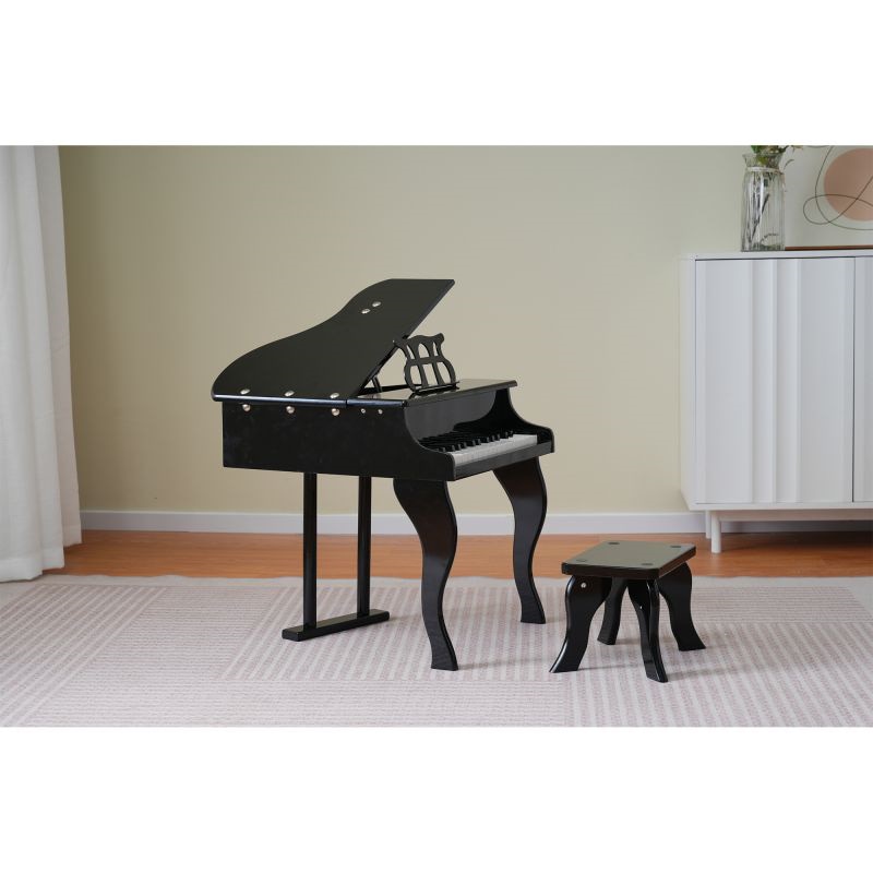 Qoo10] ピアノ おもちゃ ミニグランドピアノ 椅