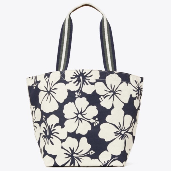 Tory burch gracie printed best sale canvas tote