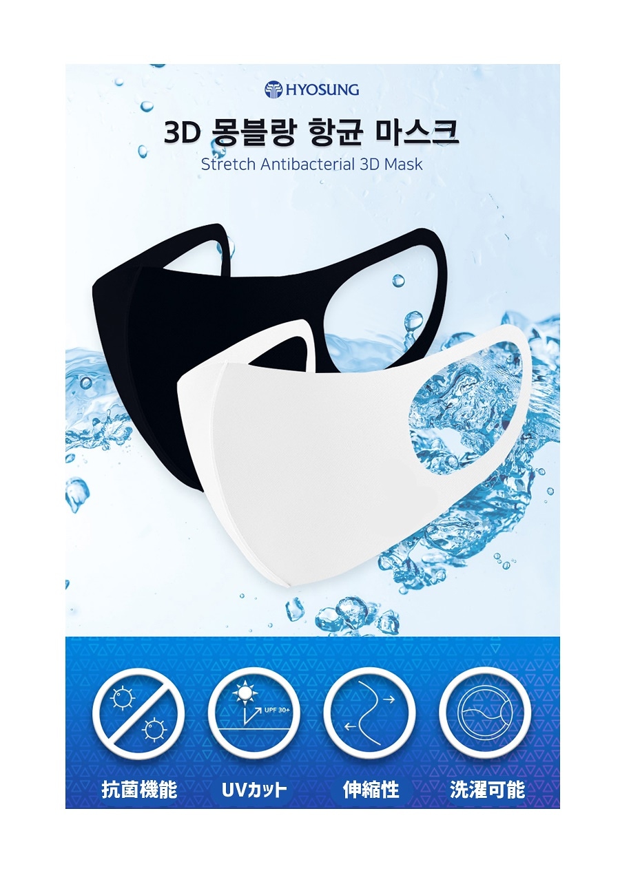 Niziu Logo Mask マスク Stretch Antibacterial 3d Mask 洗濯可能 Hyosung カラーマスク 女グループ アイドル Artbox9