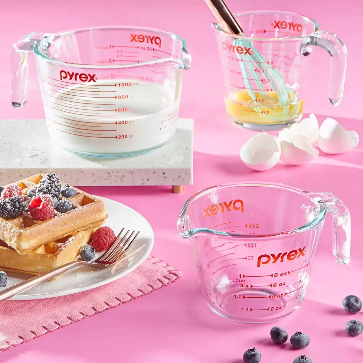 Qoo10] Pyrex スヌーピー計量カップ 3P セット