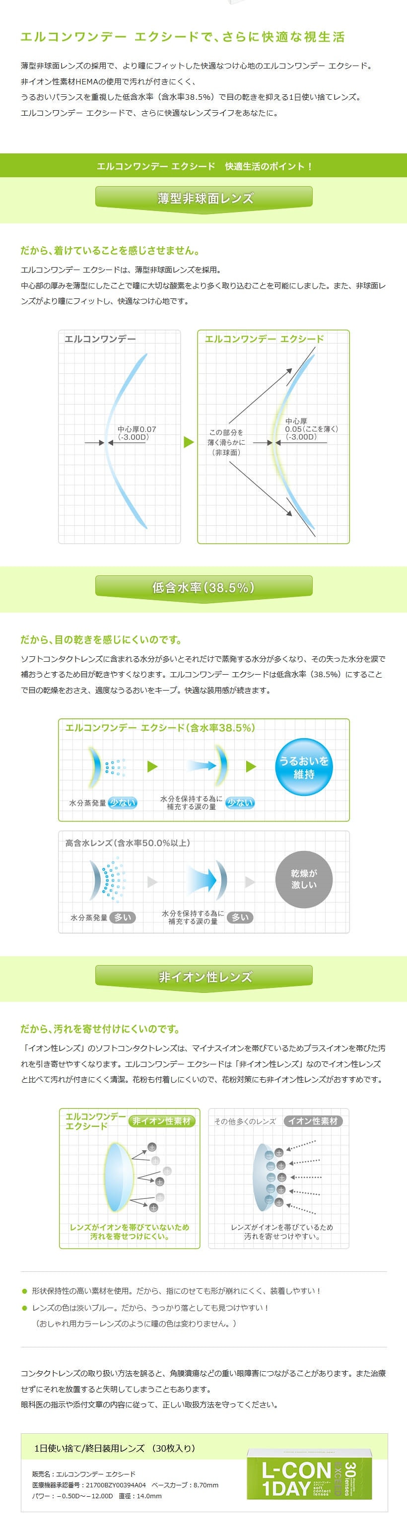 限定セット エルコン30枚入 8箱 [ 処方箋不要 ] エルコンワンデー エクシード L-CON 1day EXCEED シンシア  クリアコンタクトレンズ ワンデー 直売割-ssl.daikyogo.or.jp