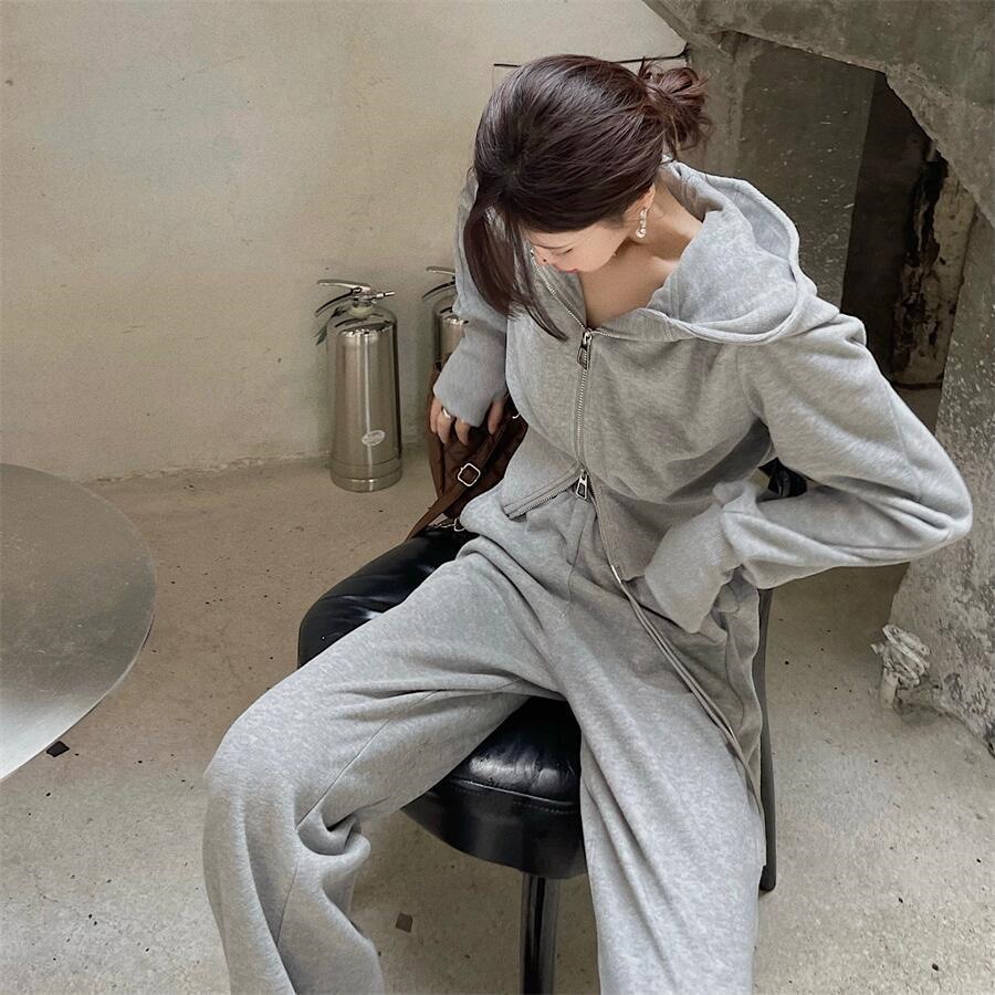 Qoo10] セットアップ 上下2点セット韓国ファッシ