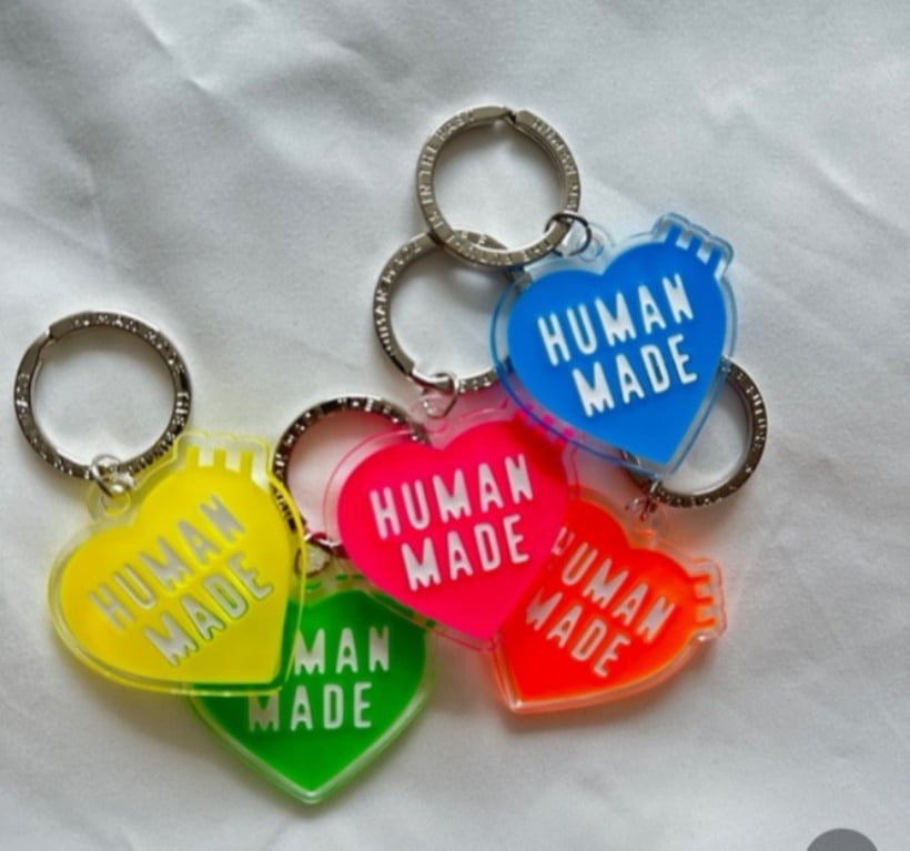 Qoo10] HUMAN MADE ヒューマンメイド ハート キーリング キ