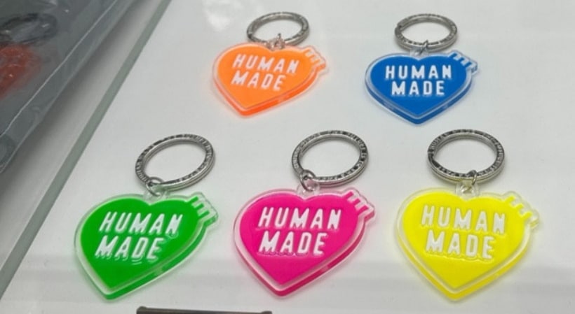 Qoo10] HUMAN MADE ヒューマンメイド ハート キーリング キ