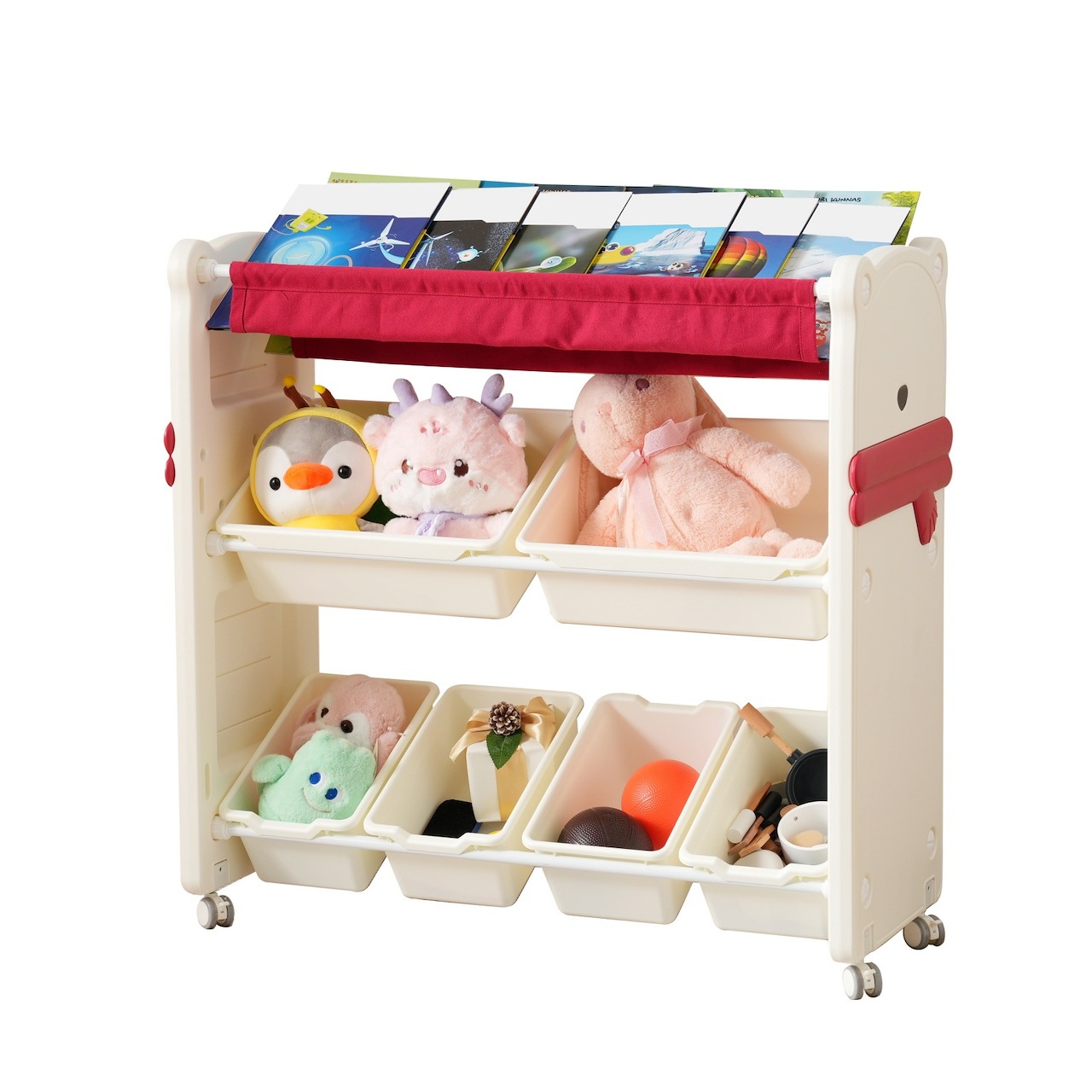 絵本ラック 絵本棚 大容量 本棚 収納ラック 多機能 収納ケース 子ども用 木製 絵本ラック 絵本棚 大容量 本棚 収納ラック 多機能 おもちゃ収納 収納