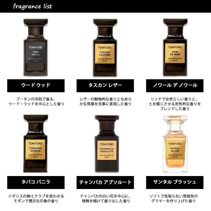 Qoo10 トム フォード Tom Ford アトマイザー 選べる4本セット 各1 5ml 香水 メンズ レディ