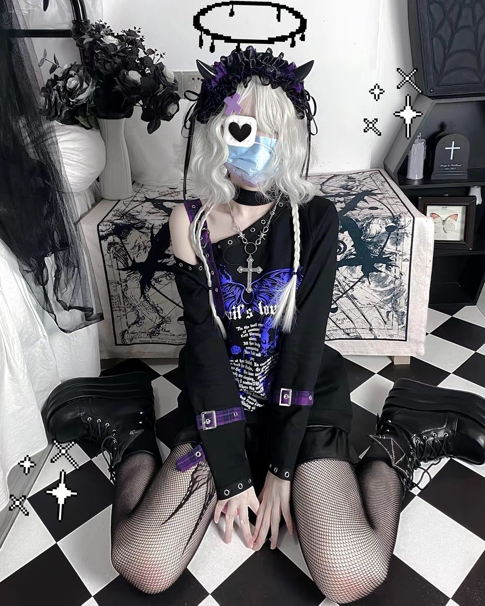 Qoo10] ダーク系パンクギャル悪魔をデザインした愛
