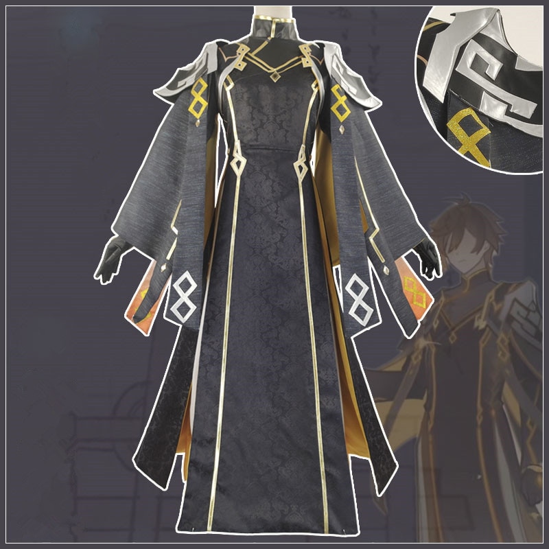 原神 Genshin げんしん 岩神モラクス 岩王帝君 鍾離 コスプレ衣装