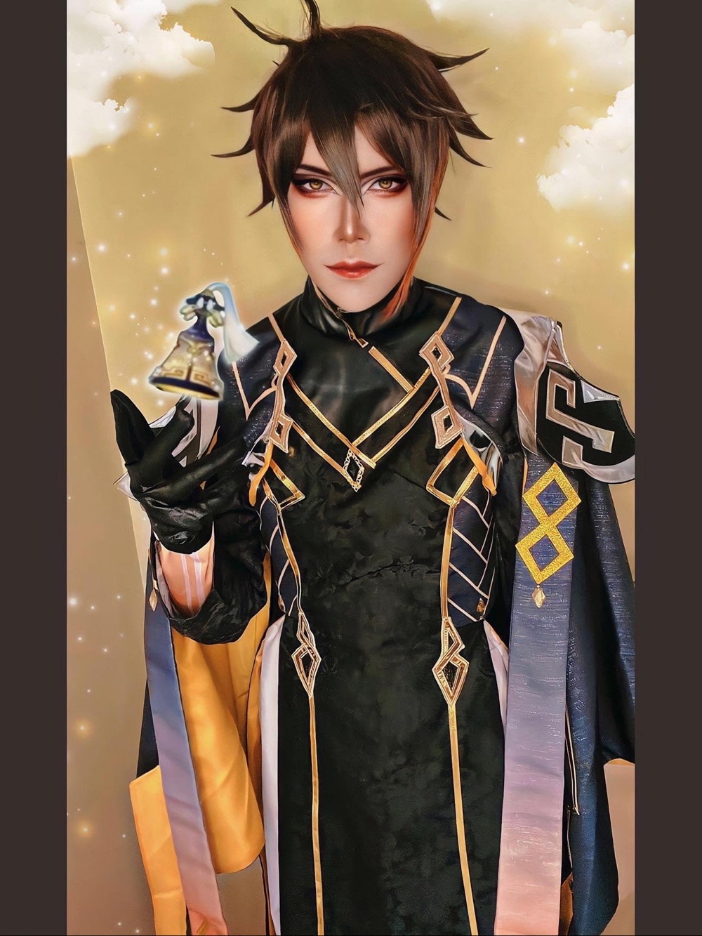 原神 Genshin げんしん 岩神モラクス 岩王帝君 鍾離 コスプレ衣装