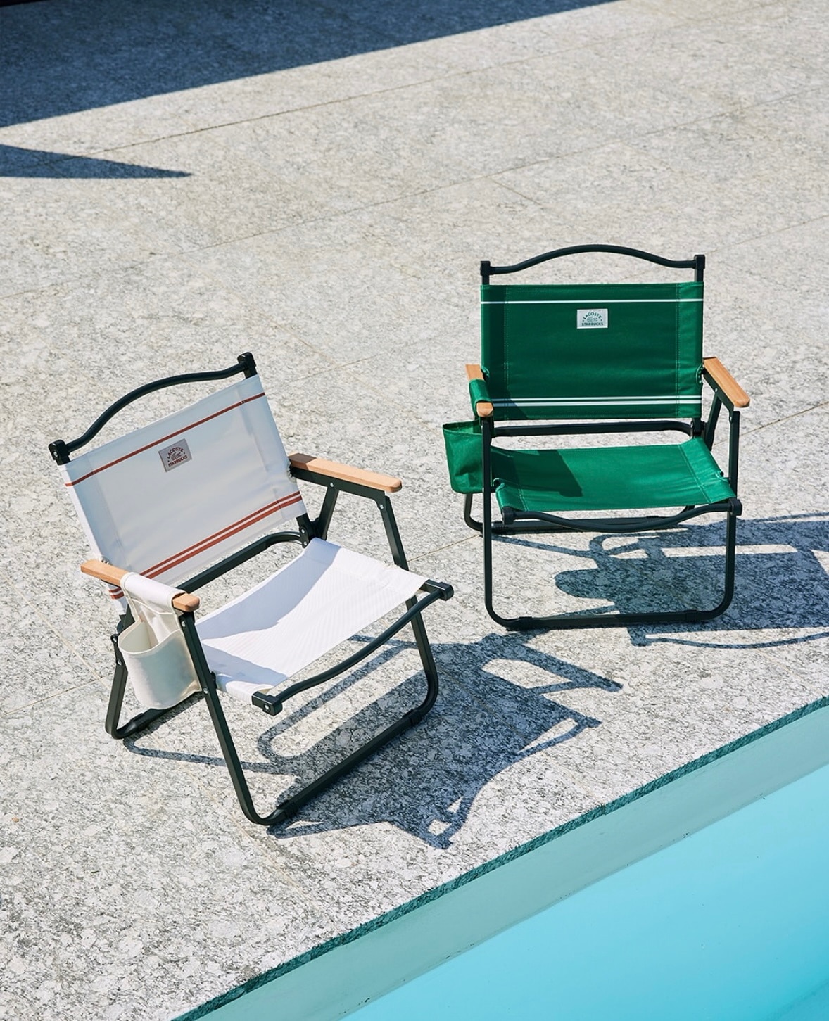 2025 スターバックスコリア ラコステ ワイドフォールディングチェア